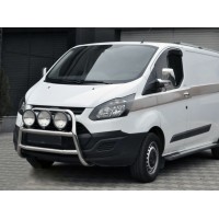 Кенгурятник WT022 (нерж.) для Ford Custom 2013+