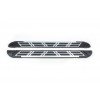 Боковые пороги Sunrise (2 шт., алюминий) Короткая база для Ford Custom 2013+ - 73001-11
