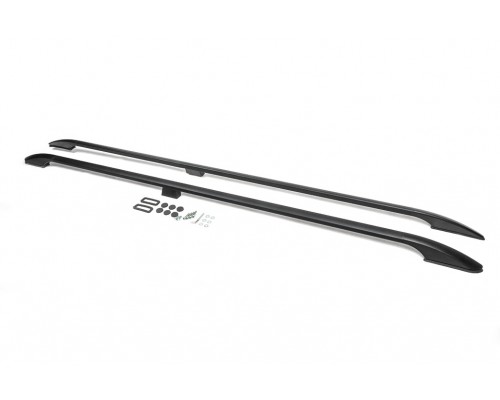 Рейлинги OmsaLine Solid (2 шт, черные) Короткая база для Ford Custom 2013+ - 72375-11