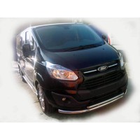 Передній захист ST014 (нерж.) 60/60 мм для Ford Custom 2013+