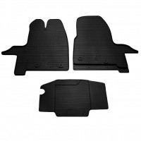 Резиновые коврики (3 шт, Stingray Premium) для Ford Custom 2013+