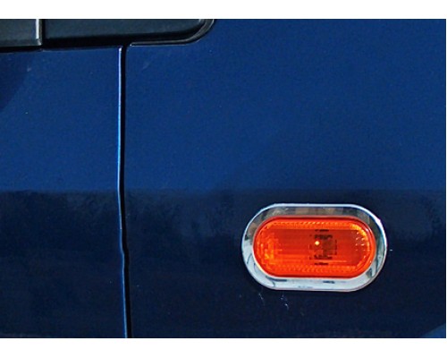 Обводка поворотника (2 шт., нерж) для Ford Fiesta 2002-2008 - 72660-11