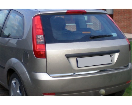 Кромка кришки багажника (нерж.) OmsaLine - Італійська нержавіюча сталь для Ford Fiesta 2002-2008 - 48551-11