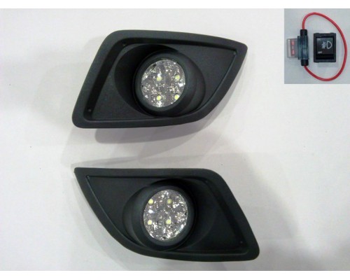 Противотуманки LED (диодные) 2006-2008 для Ford Fiesta 2002-2008 - 50117-11