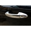 Накладки на ручки (4 шт., нерж.) OmsaLine - Итальянская нержавейка для Ford Fiesta 2008-2017 - 48597-11