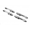 Накладки на ручки (4 шт, нерж.) Carmos - Турецкая сталь для Ford Focus I 1998-2005 - 53700-11