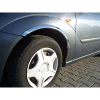Накладки на арки (4 шт, нерж) для Ford Focus I 1998-2005