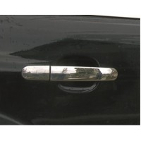 Накладки на ручки (4 шт., нерж.) OmsaLine - Італійська нержавіюча сталь для Ford Focus II 2005-2008