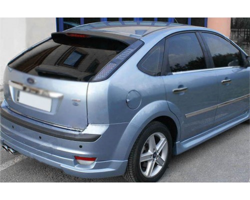Край багажника (HB, нерж.) для Ford Focus II 2005-2008 - 48567-11