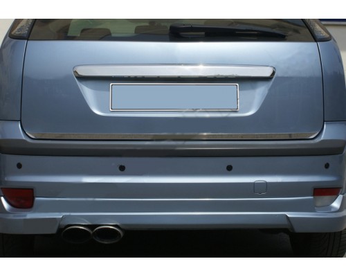 Край багажника (HB, нерж.) для Ford Focus II 2008-2011 - 48572-11
