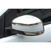 Накладки на зеркала (2 шт, нерж.) Carmos - Турецкая сталь для Ford Focus II 2008-2011 - 54602-11