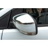 Накладки на зеркала (2 шт, нерж.) OmsaLine - Итальянская нержавейка для Ford Focus II 2008-2011 - 48573-11