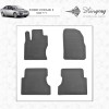 Ford Focus II 2008-2011 Гумові килимки (4 шт, Stingray Premium) - 55494-11