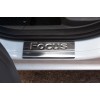 Накладки на пороги (OmsaLine 4 шт, нерж) для Ford Focus II 2008-2011 - 65469-11