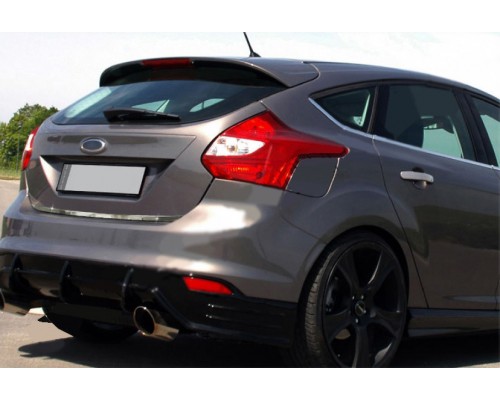 Край багажника (Хетчбек, нерж) для Ford Focus III 2011-2017 - 49663-11