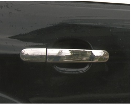 Накладки на ручки (4 шт., нерж.) С чипом, Carmos - Турецкая сталь для Ford Focus III 2011-2017 - 56274-11