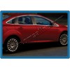 Нижняя окантовка стекол (8 шт, нерж) Седан, OmsaLine - Итальянская нержавейка для Ford Focus III 2011-2017 - 49665-11
