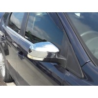 Накладки на зеркала (2 шт, пласт.) для Ford Focus III 2011-2017