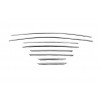 Верхняя окантовка стекол (8 шт, нерж) Хетчбек, OmsaLine - Итальянская нержавейка для Ford Focus III 2011-2017 - 49668-11