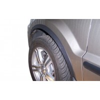 Накладки на арки (4 шт, чорні) для Ford Fusion 2002-2009