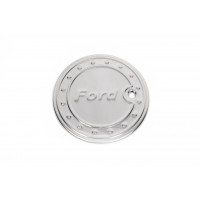 Накладка на лючок бензобака (нерж.) для Ford Fusion 2002-2009