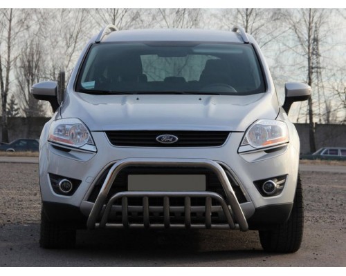 Кенгурятник WT002 (нерж.) для Ford Kuga 2008-2013