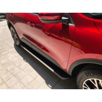 Боковые пороги RedLine V1 (2 шт., алюминий) для Ford Kuga/Escape 2019+︎
