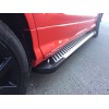 Бічні пороги Line (2 шт., алюміній) З пофарбованим листям на дверях для Ford Kuga/Escape 2013-2019 - 78110-11