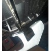 Боковые пороги Allmond Grey (2 шт, алюм.) С окрашенной листвой на дверях для Ford Kuga/Escape 2013-2019 - 78101-11