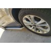 Боковые пороги Maydos V2 (2 шт., алюминий + нерж) С черной листвой на дверях для Ford Kuga/Escape 2013-2019 - 78121-11