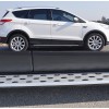 Боковые пороги OEM-V2 (2 шт., алюминий) для Ford Kuga/Escape 2013-2019 - 55382-11