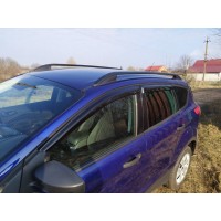 Ветровики (4 шт, HIC) для Ford Kuga/Escape 2013-2019