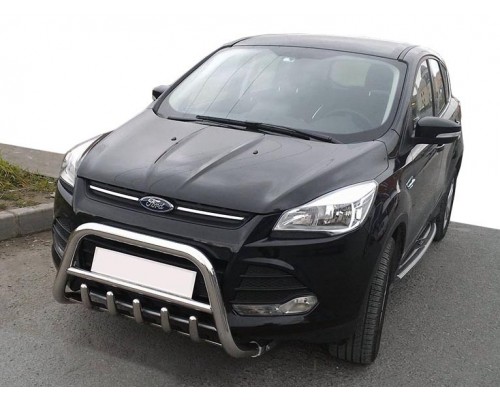 Кенгурятник WT003 (нерж.) для Ford Kuga/Escape 2013-2019