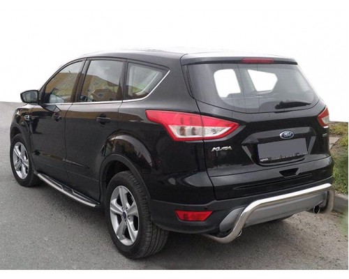 Задня дуга AK007 (нерж) для Ford Kuga/Escape 2013-2019