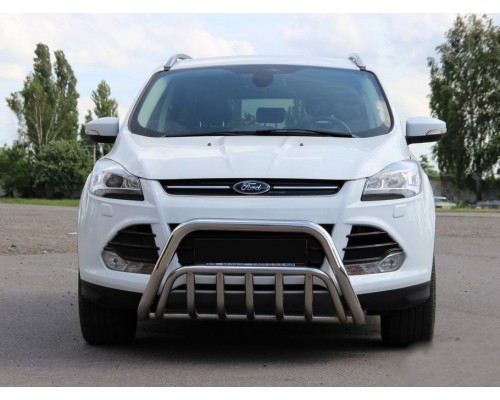Кенгурятник WT002 (нерж.) для Ford Kuga/Escape 2013-2019