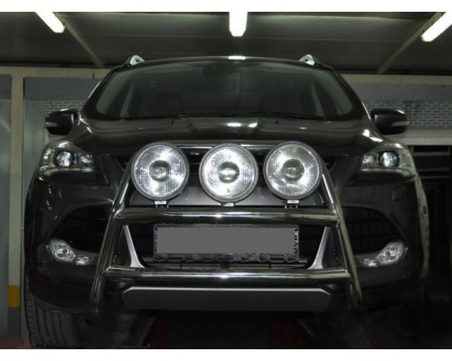 Кенгурятник WT018 (нерж.) для Ford Kuga/Escape 2013-2019