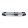 Боковые пороги Mevsim Grey (2 шт., алюминий) С черной листвой на дверях для Ford Kuga/Escape 2013-2019 - 78107-11