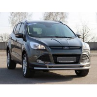 Передній захист ST014 (нерж.) 60/42 мм для Ford Kuga/Escape 2013-2019