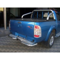 Задні кути AK003 (2 шт, нерж.) для Ford Ranger 2007-2011