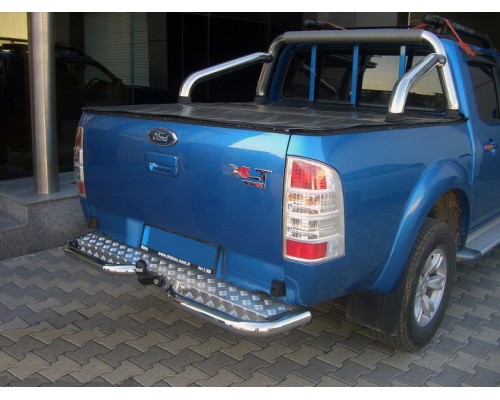Задні кути AK003 (2 шт, нерж.) для Ford Ranger 2007-2011
