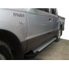 Бічні пороги Allmond Grey (2 шт, алюм) для Ford Ranger 2007-2011 - 67159-11