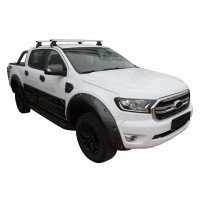 Перемычки на гладкую крышу (2 шт, TrophyBars) для Ford Ranger 2011+