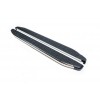 Боковые пороги BlackLine (2 шт, алюминий) для Ford Ranger 2011+ - 75390-11