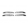Накладки на ручки (4 шт., нерж.) Carmos - Турецкая сталь для Ford Ranger 2011+ - 51391-11