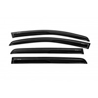 Ветровики (4 шт., DPT) для Ford Ranger 2011-2022 гг