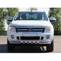 Передній захист ST016 (нерж.) для Ford Ranger 2011+