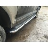 Ford Ranger 2011+ Боковые пороги Maydos v2 (2 шт., алюминий -2021 нерж) - 59457-11