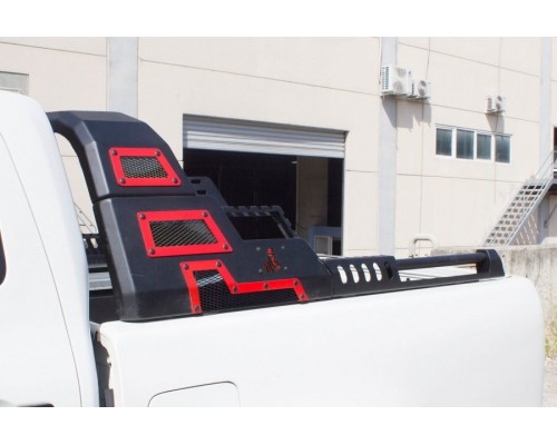 Роллбар Dakar Чорний без підсвічування - Medium для Ford Ranger 2011+