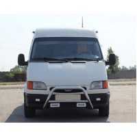 Кенгурятник WT006 (нерж) для Ford Transit 1991-2000