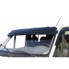 Козирок на лобове скло (чорний глянець, 5мм) для Ford Transit 1991-2000 - 66942-11